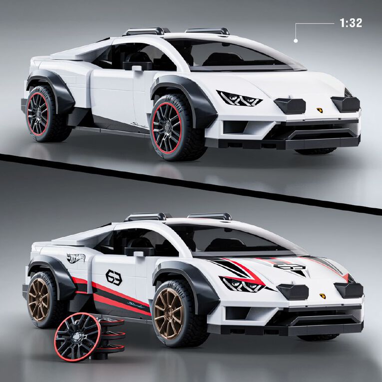 Hot Wheels Bricks Lambourgini Hurricane Sterrato, , hi-res