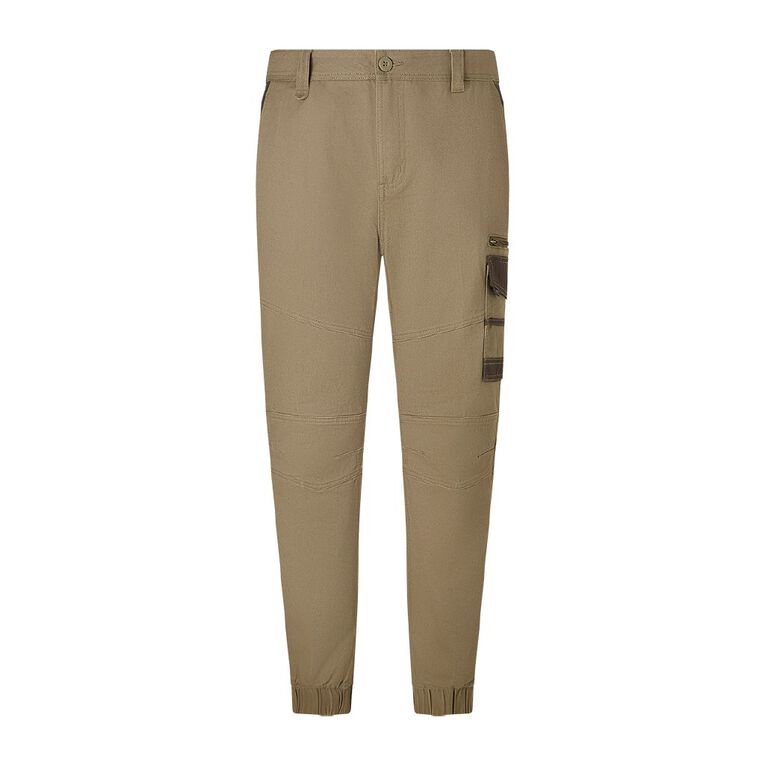 Rivet Men's Cuffed Jogger, Tan, hi-res