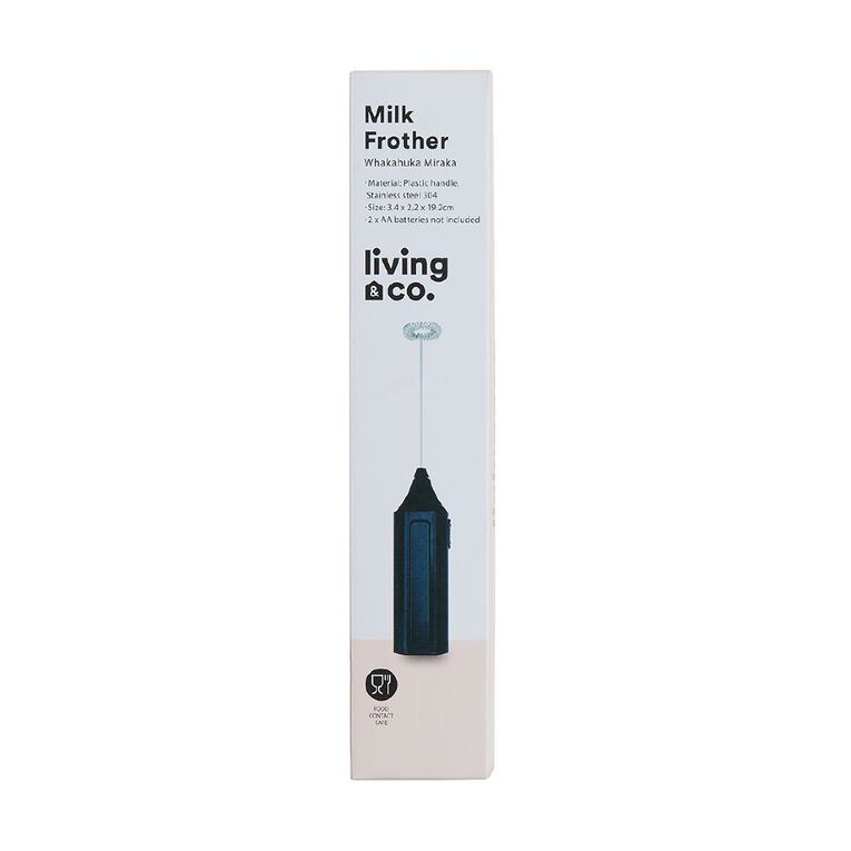 Living & Co Milk Frother Black, , hi-res