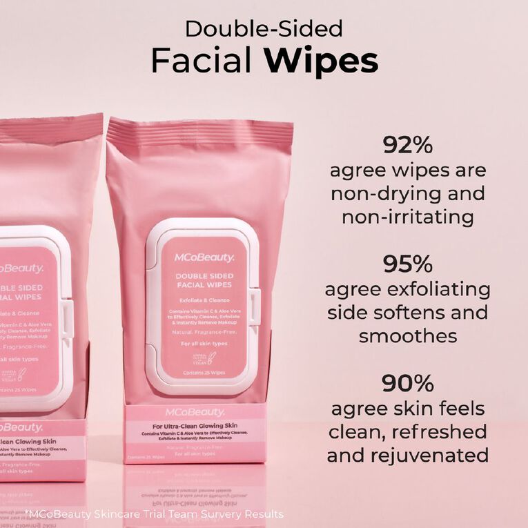 MCoBeauty Skin Face Wipes, , hi-res