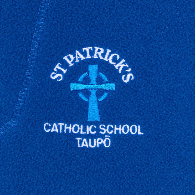 Schooltex St Patrick's Catholic Taupo Polar Fleece with Embroidery, Royal, hi-res