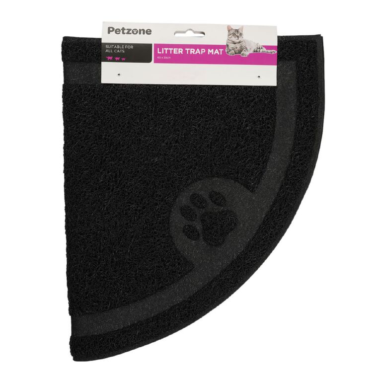Petzone Litter Trap Mat Black#, , hi-res