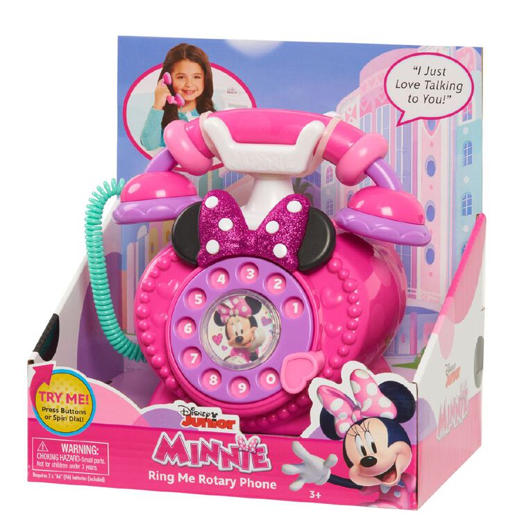 Minnie Mouse Ring Me Rotary Phone, , hi-res
