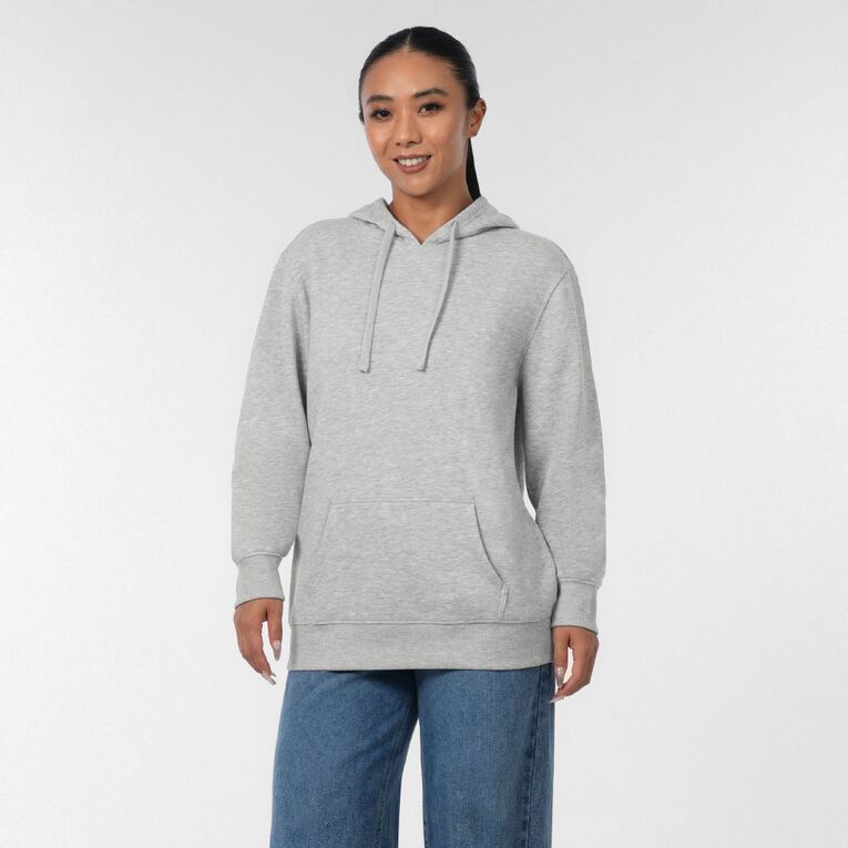 H&H Women's Essential Pullover Hoodie, Grey Mid, hi-res