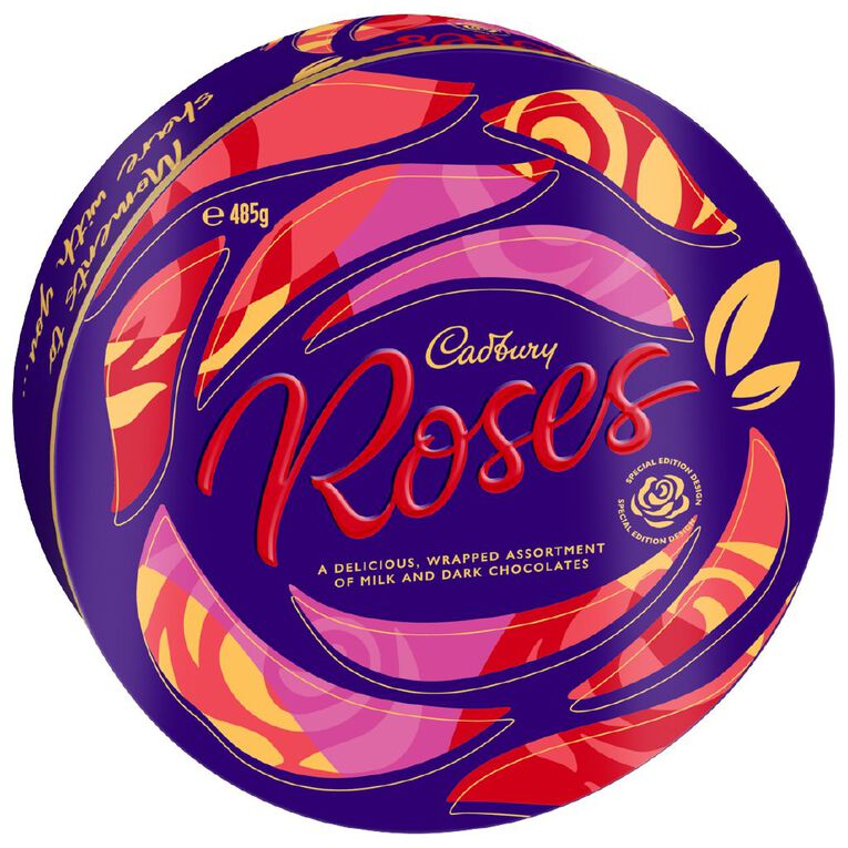 Cadbury Roses Tin 485g, , hi-res