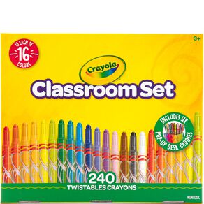 Crayola 240 Pack Twistable Crayon Classpack