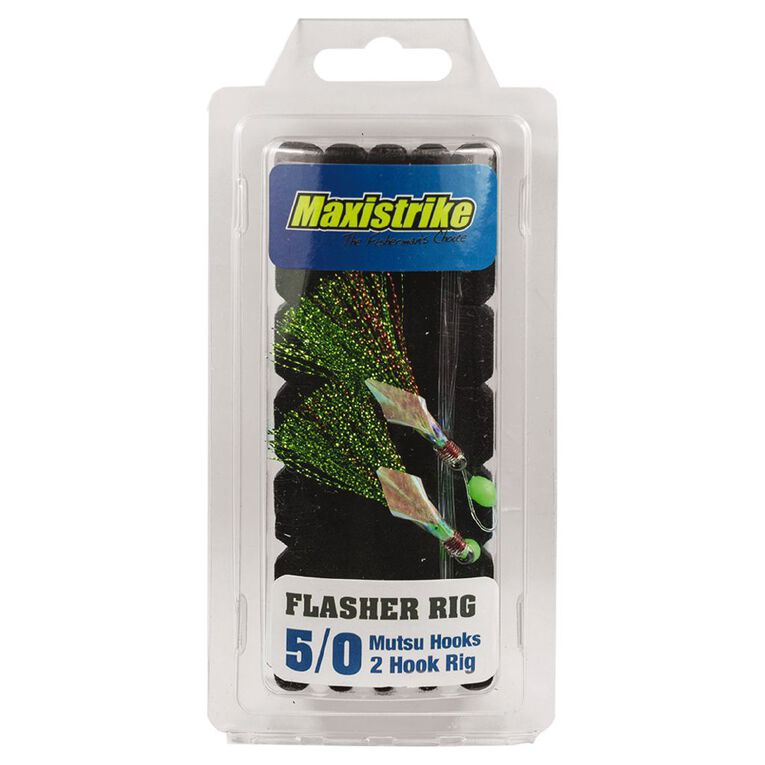 Maxistrike Flasher Rig Mutsu Hooks 5/0, , hi-res