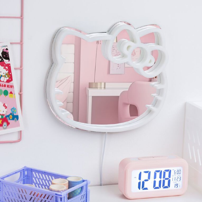 Paladone Hello Kitty Wall Mountable LED Neon Mirror, , hi-res