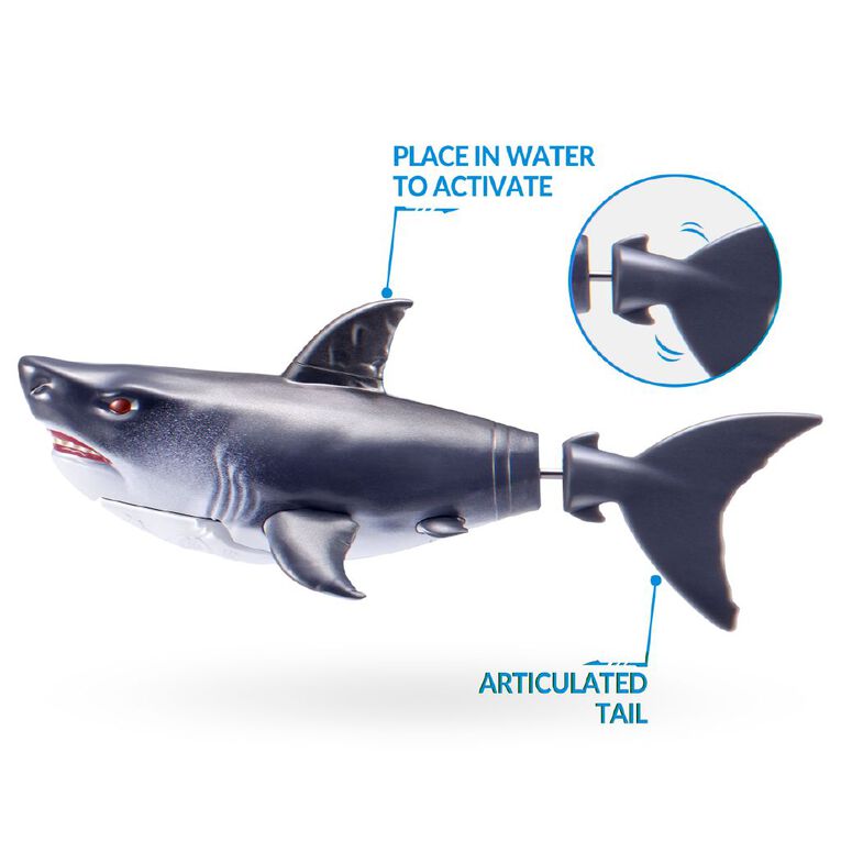 Zuru Robo Alive Water Activated Swimming Shark Series 1, , hi-res