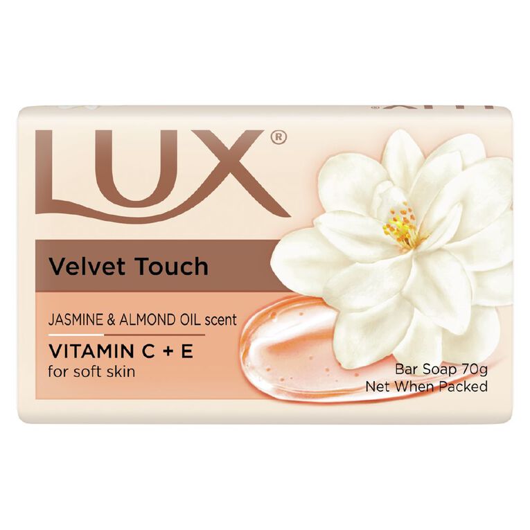Lux White Velvet Soap Bars 4 Pack, , hi-res