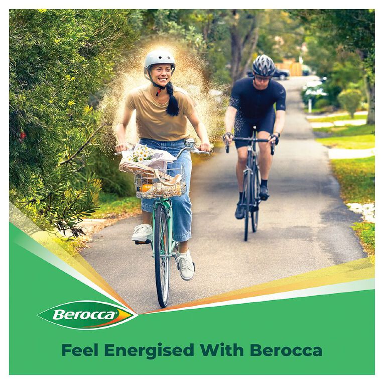 Berocca Energy Vitamin B & C Orange Flavour Effervescent Tablets 30 Pack, , hi-res
