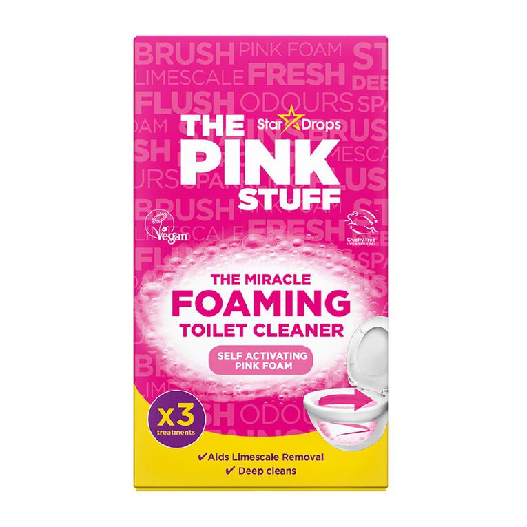 Stardops Pink Stuff The Miracle Foaming Toilet Cleaner 3 Pack, , hi-res