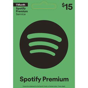 Spotify $15 Gift Card
