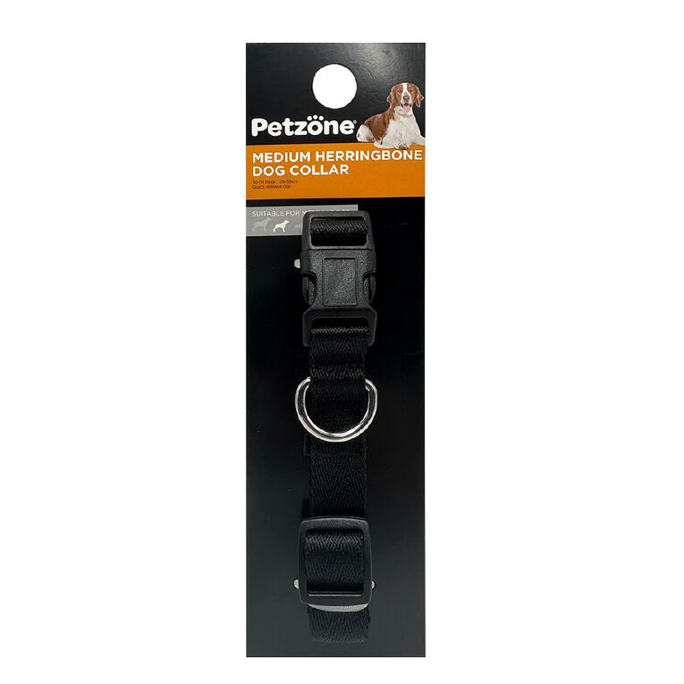 Petzone Dog Collar Herringbone Medium Assorted Medium, , hi-res