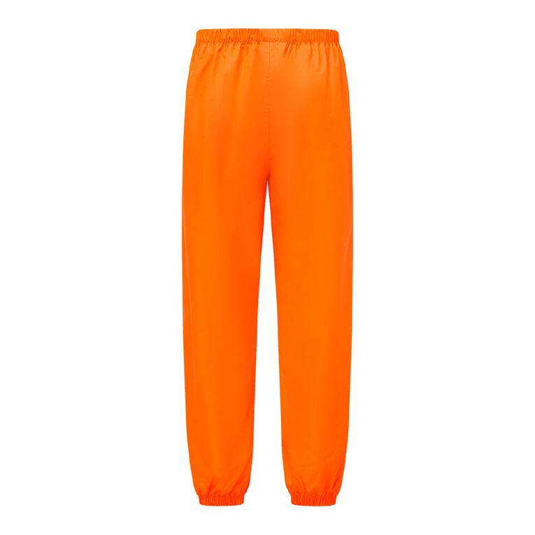 Rivet Water Resistant Pants, Orange/Fluro, hi-res