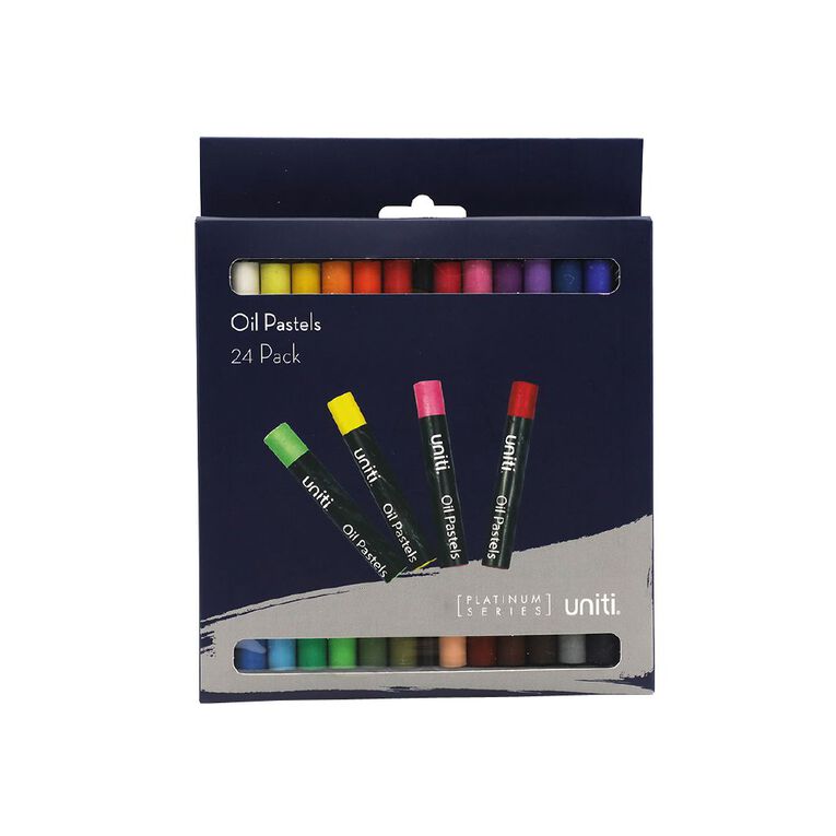 Uniti Platinum Oil Pastels 24 Pack, , hi-res