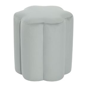 Living & Co Fleur Ottoman Blue Light