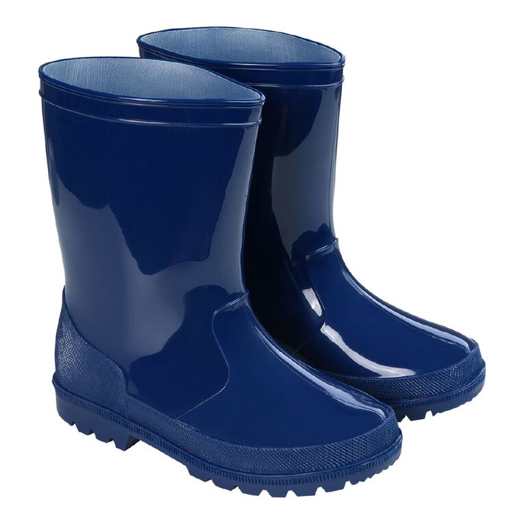 Young Original Senior Kids' Essential Gumboots, Blue, hi-res