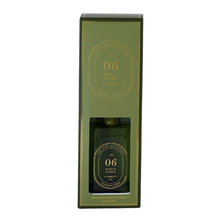 Living & Co Noir Reed Diffuser 06 Basil & Citrus 150ml, , hi-res
