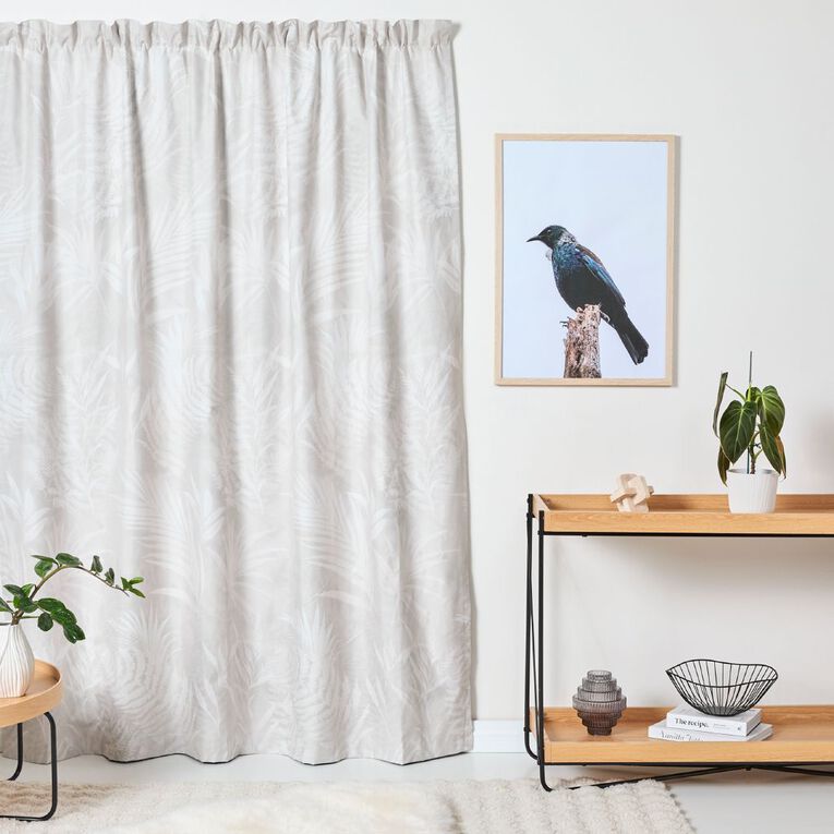 Living & Co Curtains Nature Natural 150-230cm Wide/205cm Drop, , hi-res