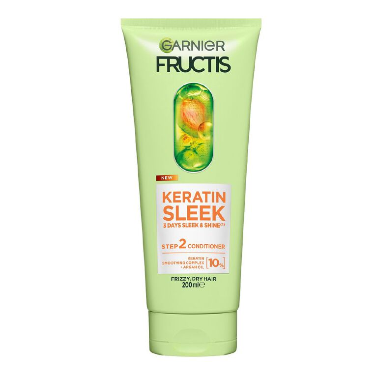 Garnier Fructis Keratin Sleek Conditioner 200ml, , hi-res