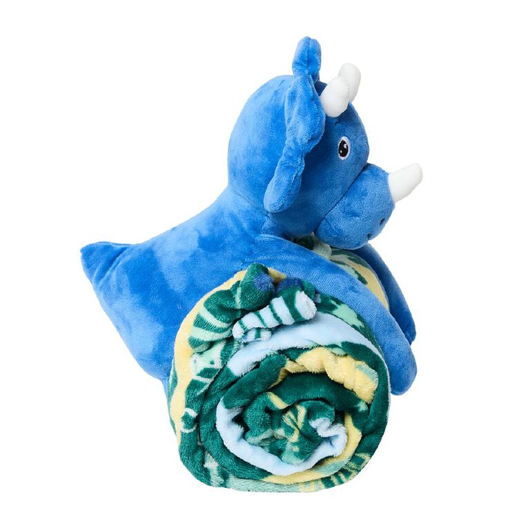 Living & Co Kids Blanket Buddy Dinosaur Multi-Coloured, , hi-res