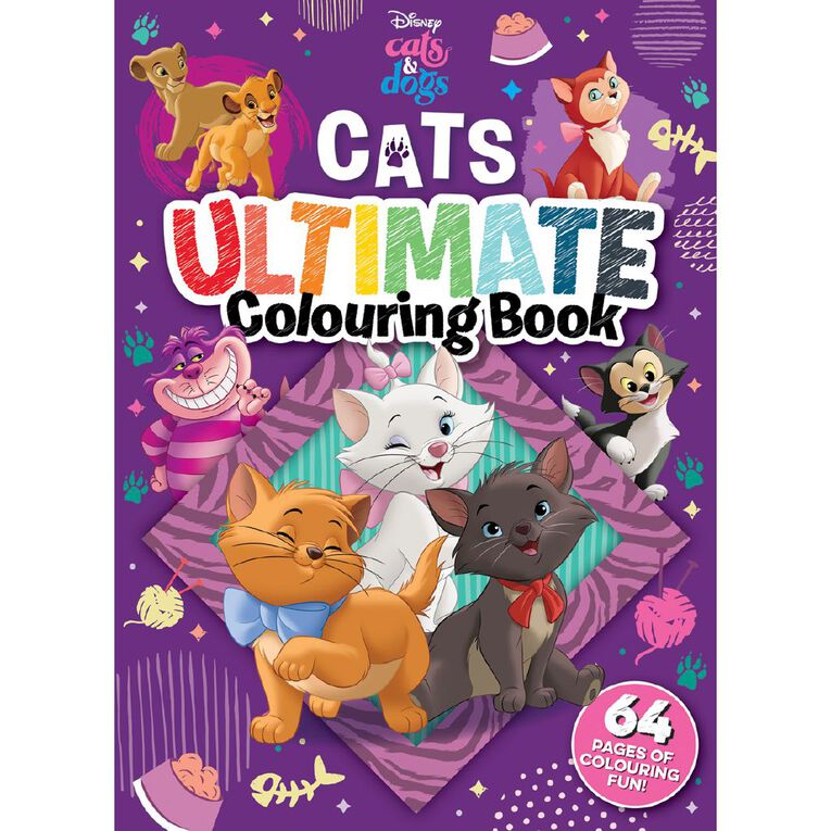 Disney Cats: Ultimate Colouring Book, , hi-res