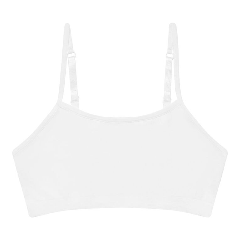 H&H Girls' Seamfree Crop 2 Pack, Red Mid, hi-res