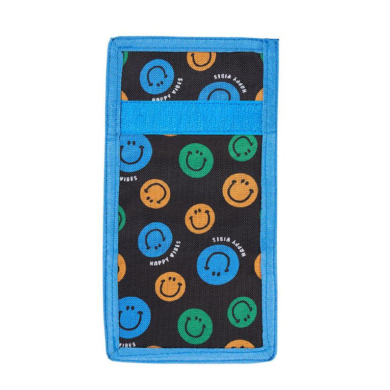 Young Original Kids' Hook & Loop Wallet, Black/Blue, hi-res