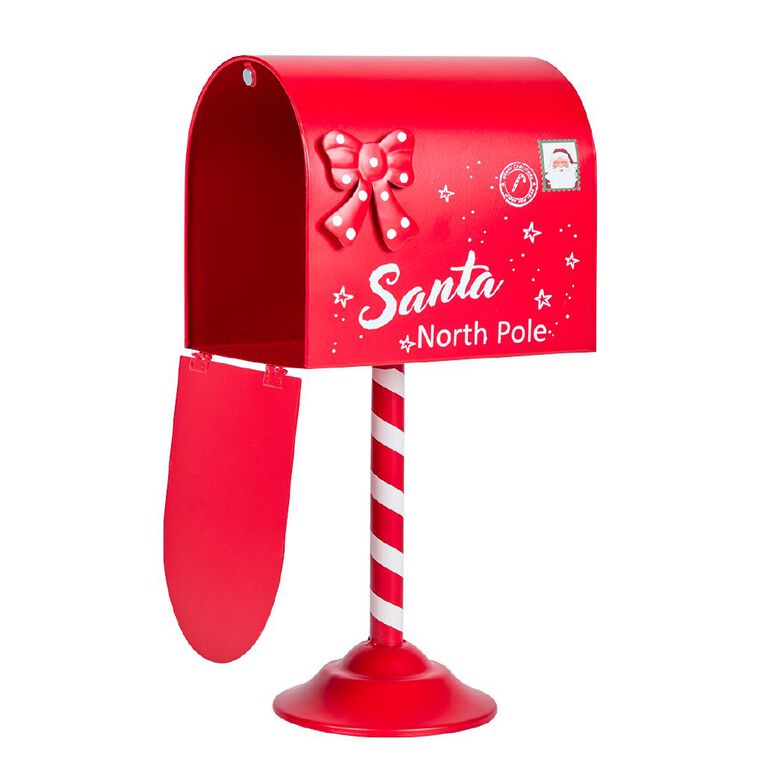 Wonderland Novelty Santa Letter Metal Mailbox, , hi-res