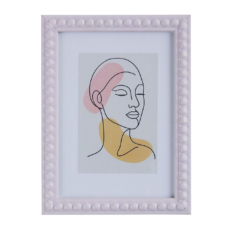 Living & Co Bobbin Frame Lilac 5in x 7in, , hi-res