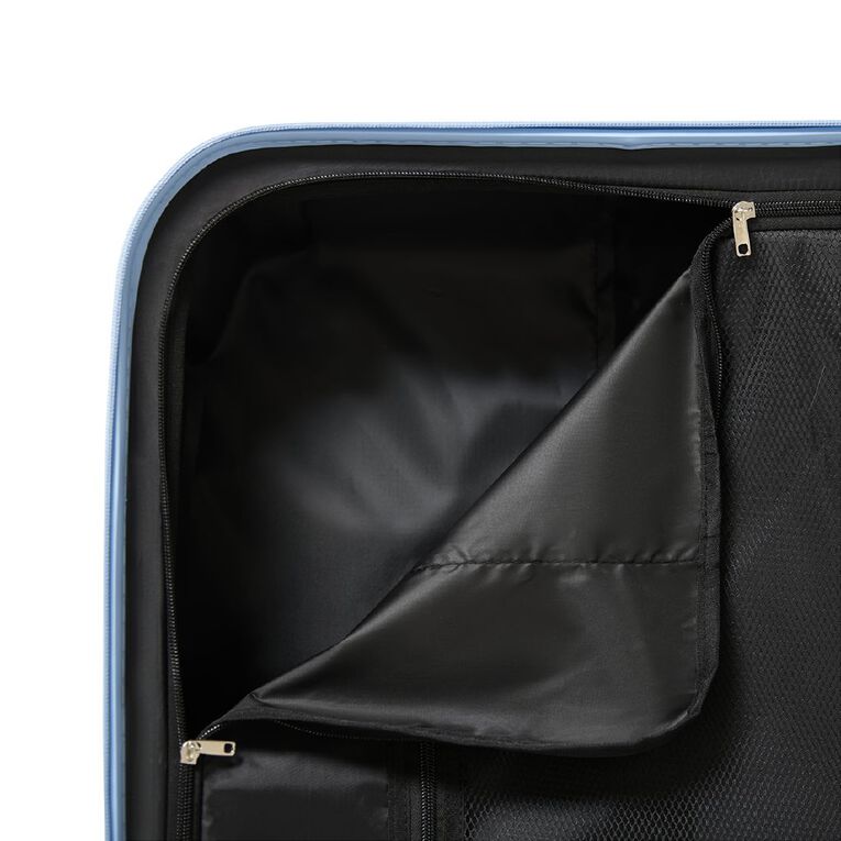 Intrepid 70cm Hardside Checked Suitcase Blue, , hi-res