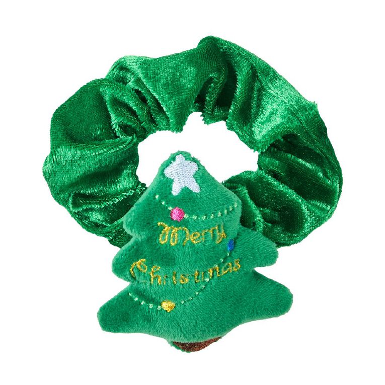 Wonderland Novelty Christmas Hair Scrunchie Assorted 2 Pack, , hi-res