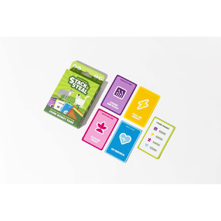 Sharenanigans Stack N Steal Card Game, , hi-res