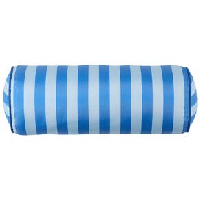 Living & Co Outdoor Bolster Cushion Stripes 18 x 45cm Blue