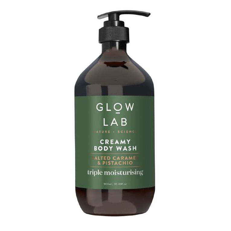 Glow Lab Bodywash Creamy Salted Caramel And Pistachio 900ml, , hi-res