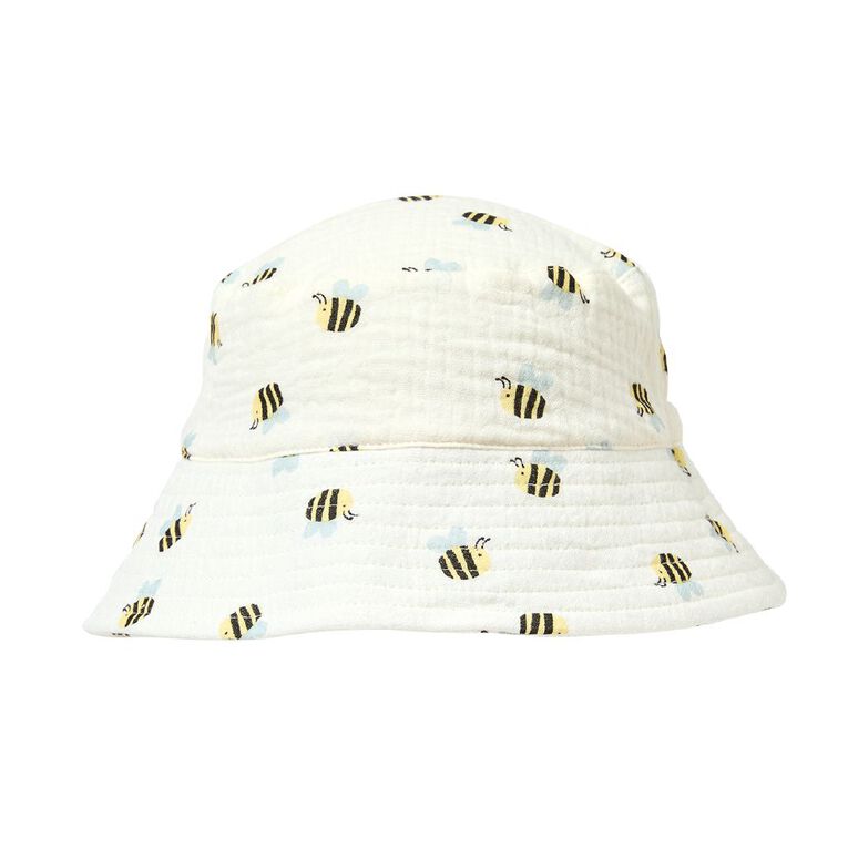 Young Original Infants' Muslin Bucket Hat, Cream, hi-res