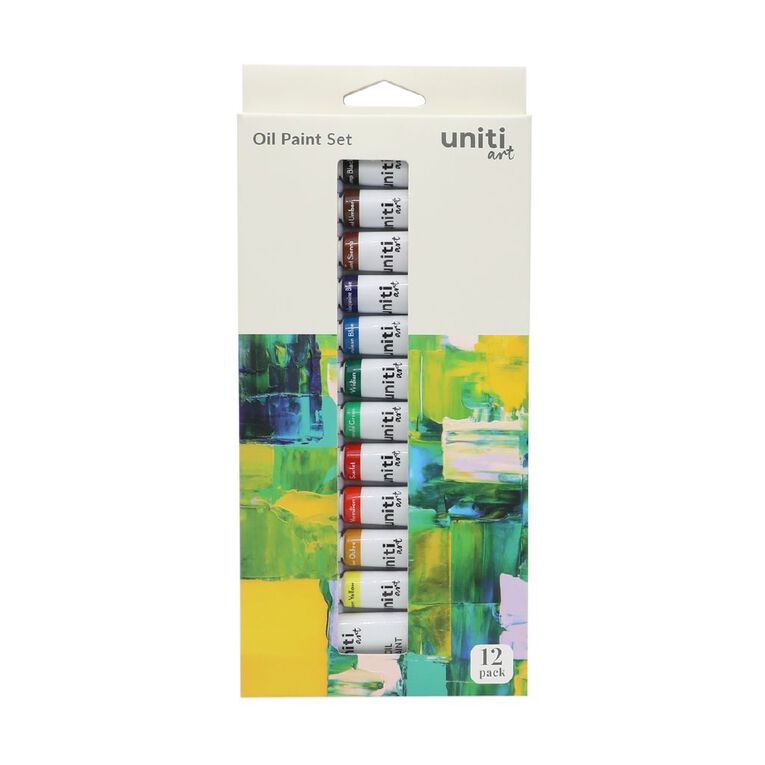 Uniti Oil Paint Set 12 Pack, , hi-res