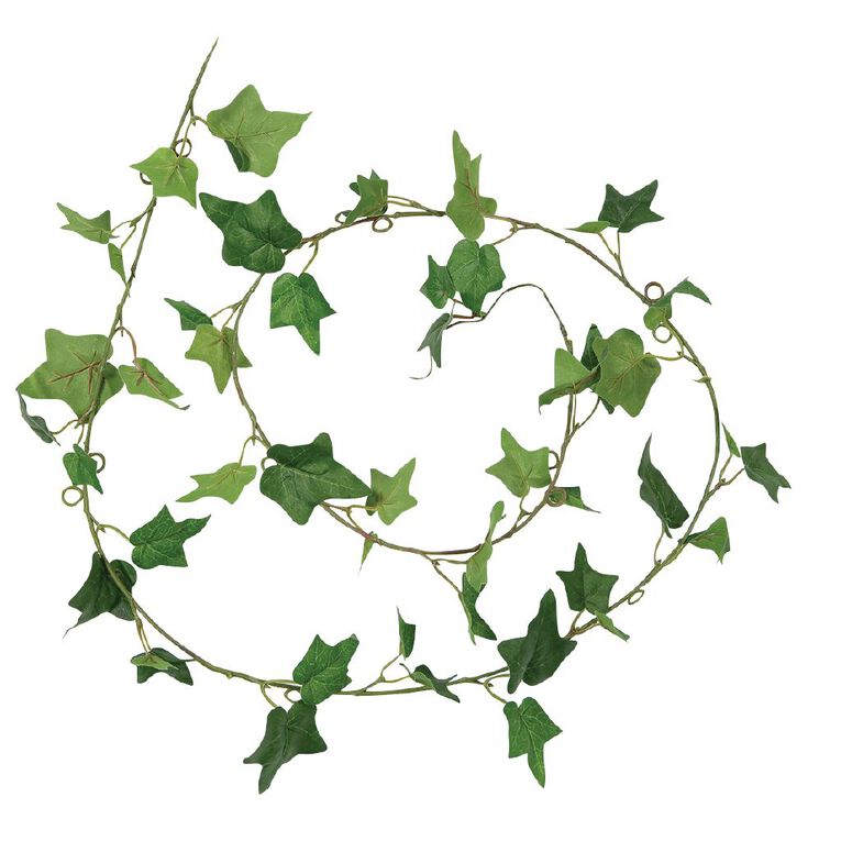 Living & Co Artificial Ivy Garland 182cm Green Mid, , hi-res