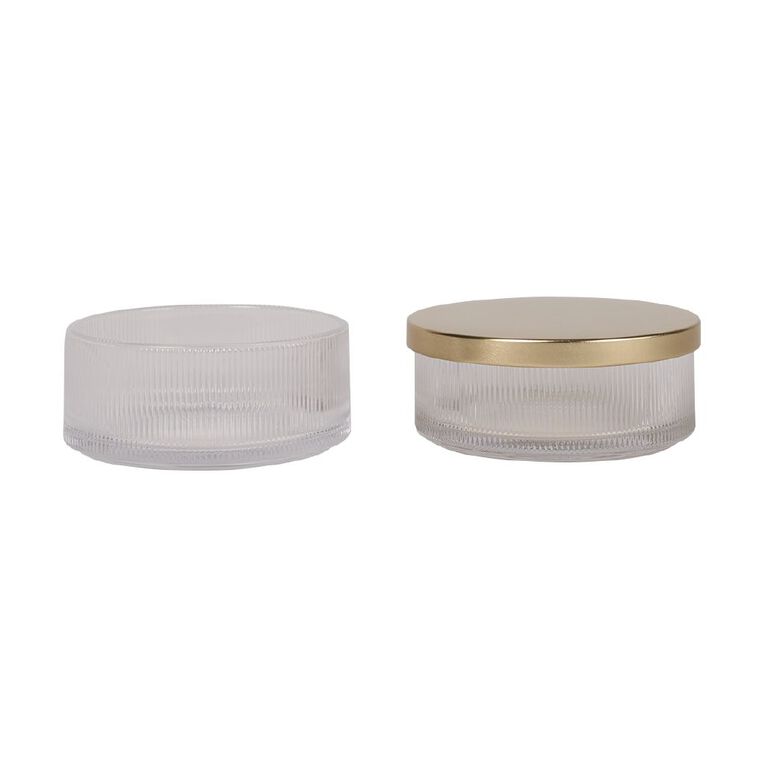 Living & Co Glass Stacked Jewellery Box, , hi-res