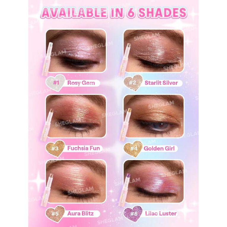 Sheglam Crystal Jelly Glaze Stick Aura Blitz 3g, , hi-res