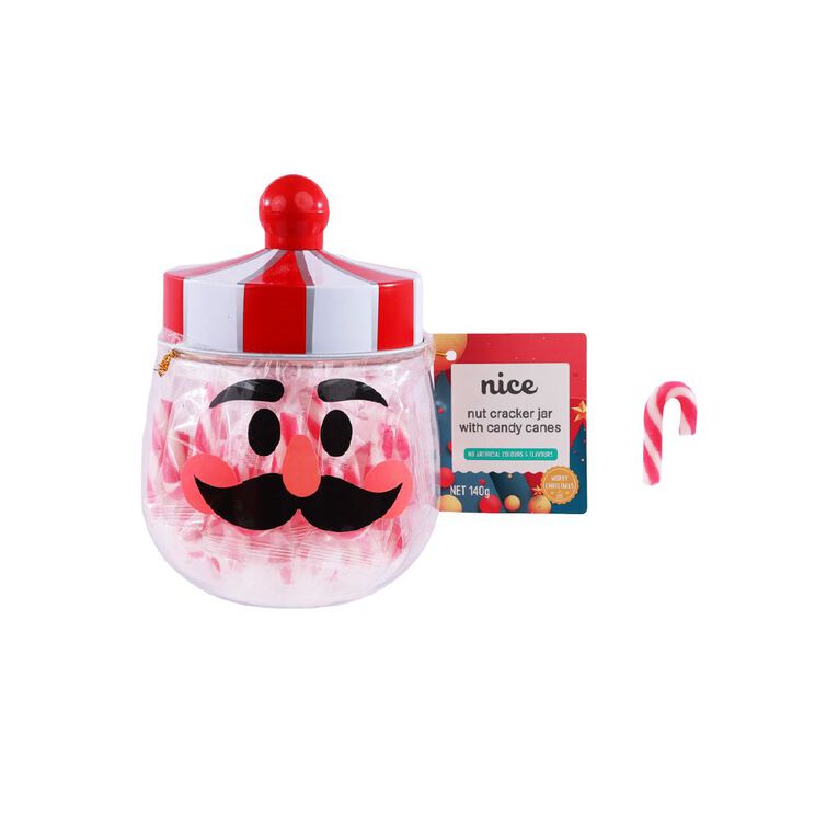 Nice Nutcracker Jar with Candy Canes 140g, , hi-res