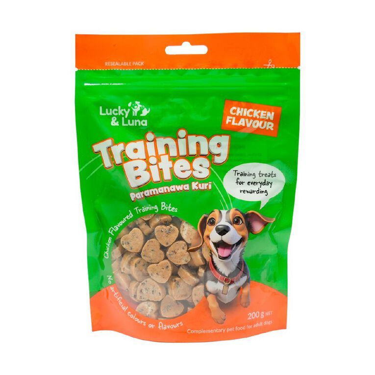 Lucky & Luna Chicken Training Bites 200g, , hi-res