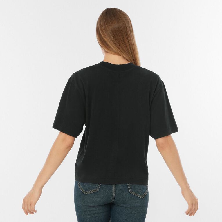 H&H Women's Short Sleeve Smart Tee, Black, hi-res