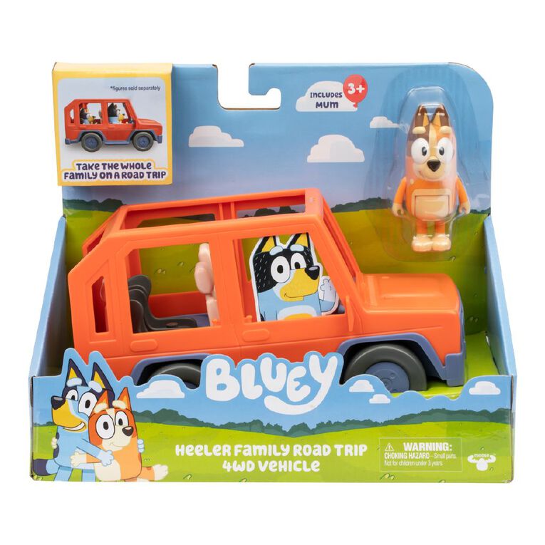 Bluey Heeler Family Road Trip 4 Wheel Drive Vehicle Series 11, , hi-res
