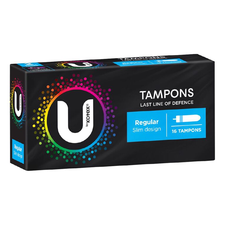 U By Kotex Regular Tampons 16 Pack, , hi-res