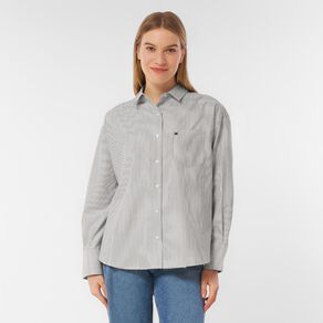 H&H Women's Long Sleeve Oxford Shirt