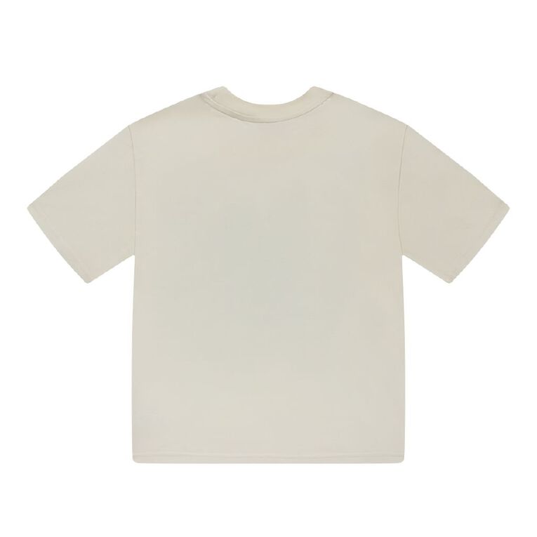 Young Original Short Sleeve Print Tee, Cream, hi-res