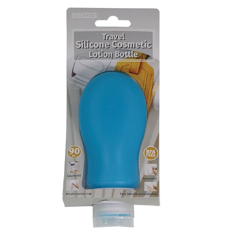 Maxcare Travel Silicone Lotion Bottle Assorted 90ml, , hi-res