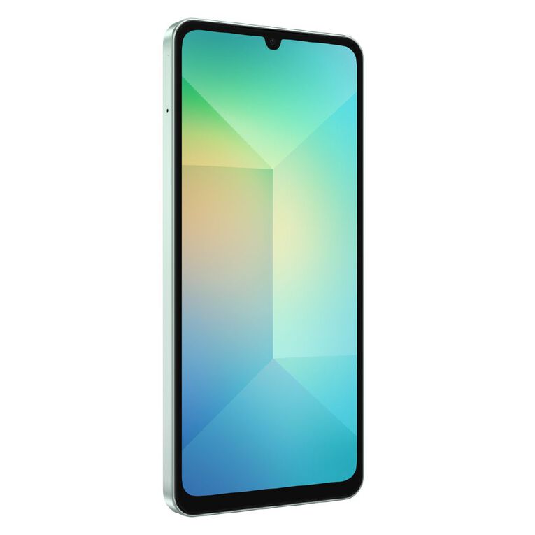 Samsung Galaxy A06 5G with Spark and Skinny Sim Light Green, , hi-res